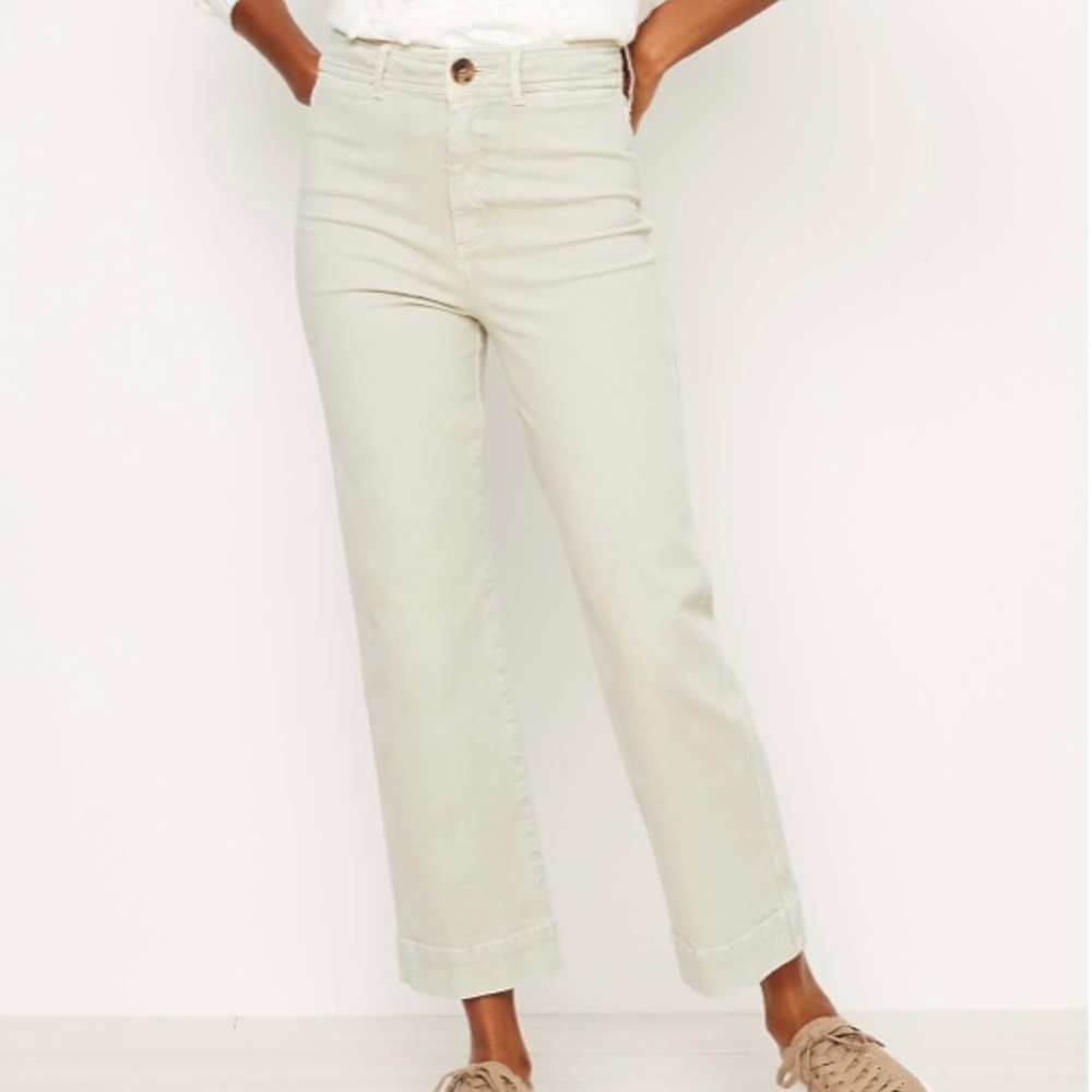 LOFT Hight Waist Wide Leg Jeans - 6/8